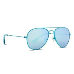 Sunglasses Sales -Sunglasses Sales diff eyewear cruz xs turquoise metallic teal mirror sunglasses alt 2