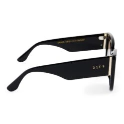 DANIA - BLACK + GREY POLARIZED SUNGLASSES -Sunglasses Sales diff eyewear dania black grey polarized sunglasses alt 3