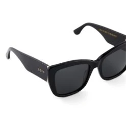DANIA - BLACK + GREY POLARIZED SUNGLASSES