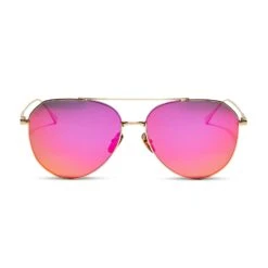 DASH - GOLD + SUNSET MIRROR + POLARIZED SUNGLASSES