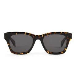 DEAN - FIERY TORTOISE + GREY + POLARIZED SUNGLASSES