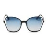 DONNA III - BLACK + BLUE GRADIENT FLASH + POLARIZED SUNGLASSES -Sunglasses Sales diff eyewear donna iii black blue gradient flash polarized sunglasses alt 1