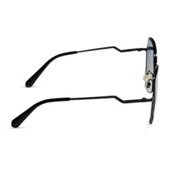 DONNA III - BLACK + BLUE GRADIENT FLASH + POLARIZED SUNGLASSES -Sunglasses Sales diff eyewear donna iii black blue gradient flash polarized sunglasses alt 3