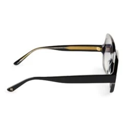 PATRICIA NASH - FARRAH + BLACK + GREY GRADIENT SUNGLASSES -Sunglasses Sales diff eyewear farrah black grey gradient sunglasses alt 3