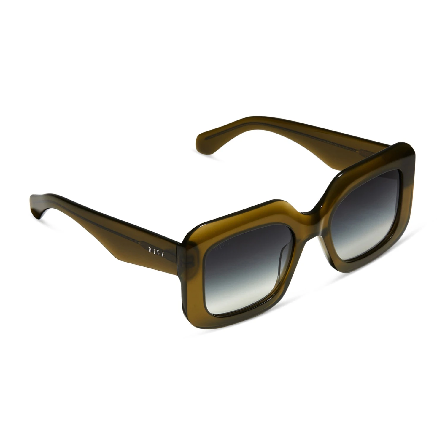 GIADA - RICH OLIVE + GREY GRADIENT SUNGLASSES 6 GIADA - RICH OLIVE + GREY GRADIENT SUNGLASSES - Image 4