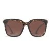 HAILEY - DARK TORTOISE + BROWN GRADIENT SUNGLASSES -Sunglasses Sales diff eyewear hailey dark tortoise brown gradient sunglasses alt 1
