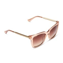 HAILEY - NUDE CRYSTAL + BROWN GRADIENT SUNGLASSES -Sunglasses Sales diff eyewear hailey nude crystal brown gradient sunglasses alt 4