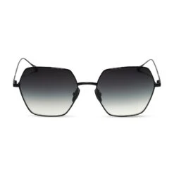 HARLOWE - BLACK + GREY GRADIENT SUNGLASSES
