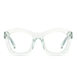 HAYDEN - SOFT LAGOON CRYSTAL + CLEAR GLASSES