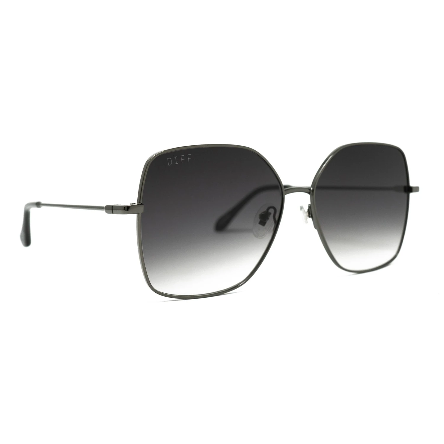 IRIS - ANTIQUE GUNMETAL + GREY GRADIENT SUNGLASSES 4 IRIS - ANTIQUE GUNMETAL + GREY GRADIENT SUNGLASSES - Image 2