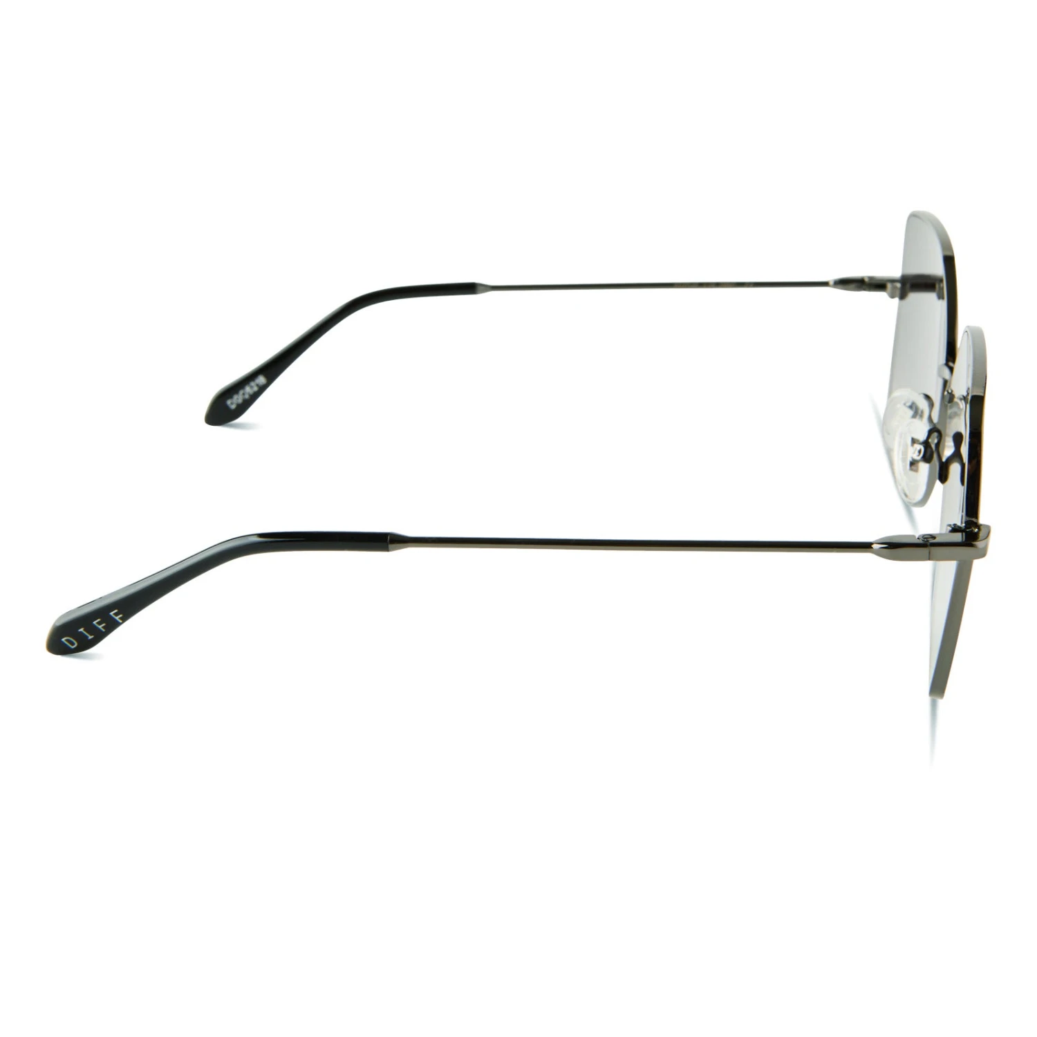 IRIS - ANTIQUE GUNMETAL + GREY GRADIENT SUNGLASSES 5 IRIS - ANTIQUE GUNMETAL + GREY GRADIENT SUNGLASSES - Image 3