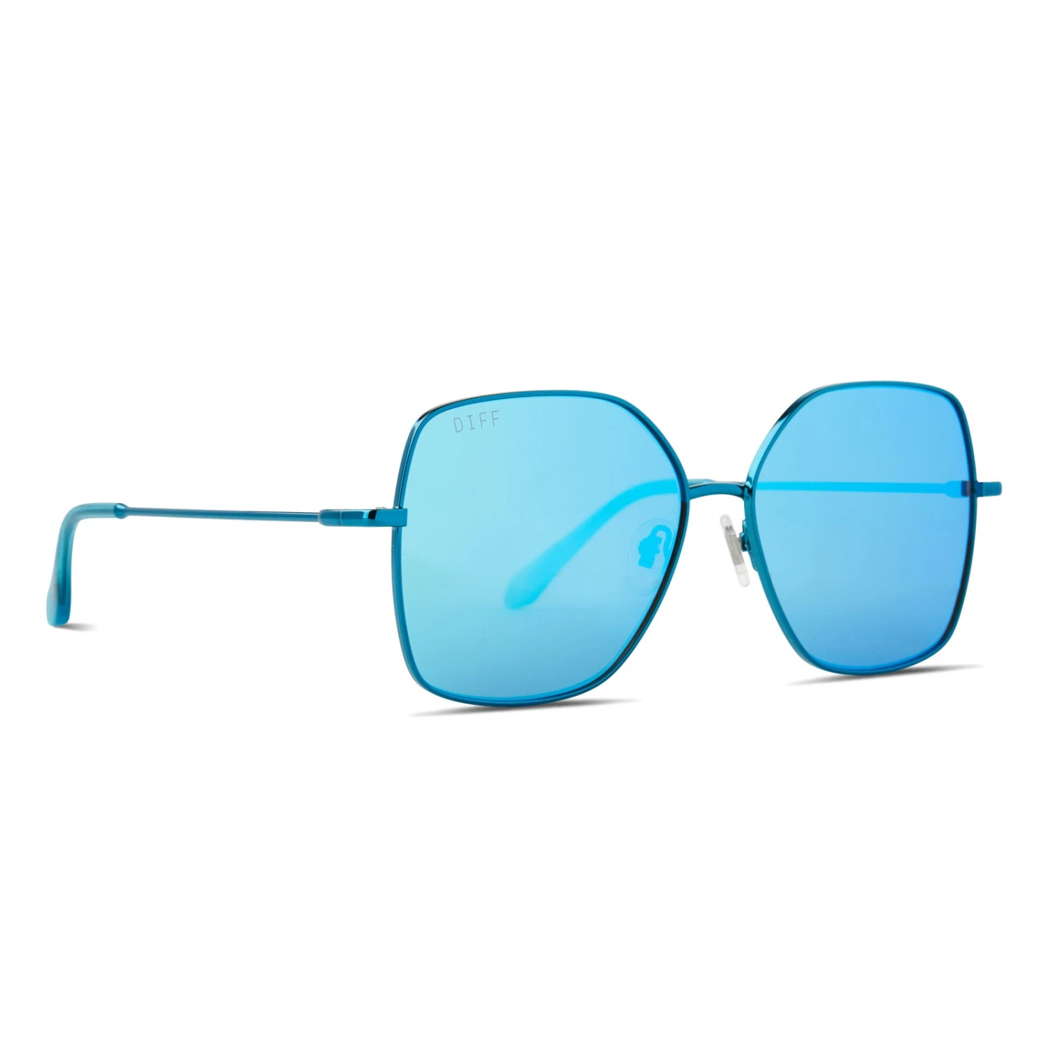 IRIS - TURQUOISE METALLIC + TEAL MIRROR + POLARIZED SUNGLASSES 4 IRIS - TURQUOISE METALLIC + TEAL MIRROR + POLARIZED SUNGLASSES - Image 2