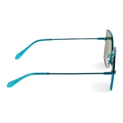 IRIS - TURQUOISE METALLIC + TEAL MIRROR + POLARIZED SUNGLASSES 12 IRIS - TURQUOISE METALLIC + TEAL MIRROR + POLARIZED SUNGLASSES -Sunglasses Sales diff eyewear iris turquoise metallic teal mirror polarized sunglasses alt 3