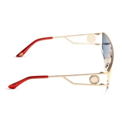 IRON MAN - BRUSHED GOLD + RED MIRROR + POLARIZED SUNGLASSES -Sunglasses Sales diff eyewear iron man brushed gold red mirror polarized sunglasses alt 3