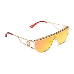 IRON MAN - BRUSHED GOLD + RED MIRROR + POLARIZED SUNGLASSES -Sunglasses Sales diff eyewear iron man brushed gold red mirror polarized sunglasses alt 4