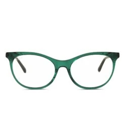 JADE - DEEP IVY + CLEAR GLASSES