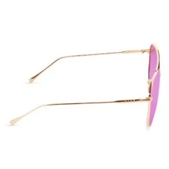 JANE - ROSE GOLD + PINK MIRROR SUNGLASSES 8 JANE - ROSE GOLD + PINK MIRROR SUNGLASSES -Sunglasses Sales diff eyewear jane rose gold pink mirror sunglasses alt 3