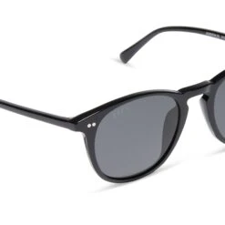 JAXSON XL - BLACK + GREY POLARIZED SUNGLASSES -Sunglasses Sales diff eyewear jaxson xl black grey polarized sunglasses alt 4