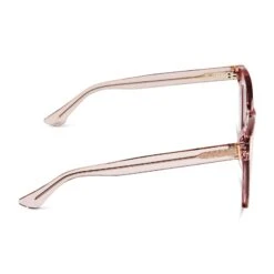 KAIA - LIGHT PINK CRYSTAL + WINE GRADIENT + POLARIZED SUNGLASSES 9 KAIA - LIGHT PINK CRYSTAL + WINE GRADIENT + POLARIZED SUNGLASSES -Sunglasses Sales diff eyewear kaia light pink crystal wine gradient polarized sunglasses alt 3