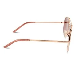 KOKO - ROSE GOLD + WINE GRADIENT SUNGLASSES -Sunglasses Sales diff eyewear koko rose gold wine gradient sunglasses alt 3