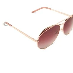 KOKO - ROSE GOLD + WINE GRADIENT SUNGLASSES -Sunglasses Sales diff eyewear koko rose gold wine gradient sunglasses alt 4