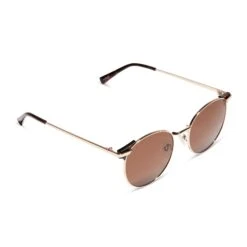 LOGAN - GOLD + BROWN SUNGLASSES 9 LOGAN - GOLD + BROWN SUNGLASSES -Sunglasses Sales diff eyewear logan gold brown sunglasses alt 4