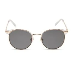 LOGAN - GOLD + GREY SUNGLASSES