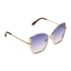 LONNA - GOLD + LAVENDER ROSE GRADIENT SUNGLASSES -Sunglasses Sales diff eyewear lonna gold lavender rose gradient sunglasses alt 4
