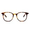 MAGGIE - AMBER TORTOISE + CLEAR GLASSES -Sunglasses Sales diff eyewear maggie amber tortoise prescription glasses alt 1