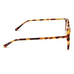 MAGGIE - AMBER TORTOISE + CLEAR GLASSES -Sunglasses Sales diff eyewear maggie amber tortoise prescription glasses alt 3