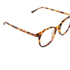 MAGGIE - AMBER TORTOISE + CLEAR GLASSES -Sunglasses Sales diff eyewear maggie amber tortoise prescription glasses alt 4