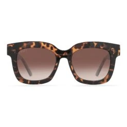 MAKAY - DARK TORTOISE + BROWN GRADIENT SUNGLASSES
