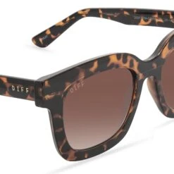 MAKAY - DARK TORTOISE + BROWN GRADIENT SUNGLASSES 9 MAKAY - DARK TORTOISE + BROWN GRADIENT SUNGLASSES -Sunglasses Sales diff eyewear makay dark tortoise brown gradient sunglasses alt 4