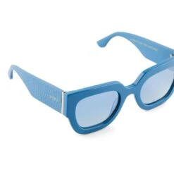 MAREN PYTHON - PALISADES BLUE + BLUE GRADIENT FLASH POLARIZED SUNGLASSES