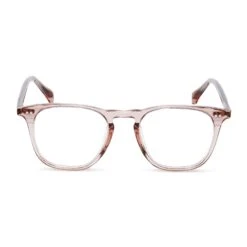 MAXWELL - ROSE STONE + CLEAR GLASSES
