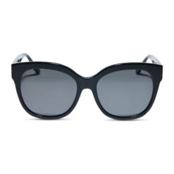 MAYA - BLACK + GREY POLARIZED SUNGLASSES