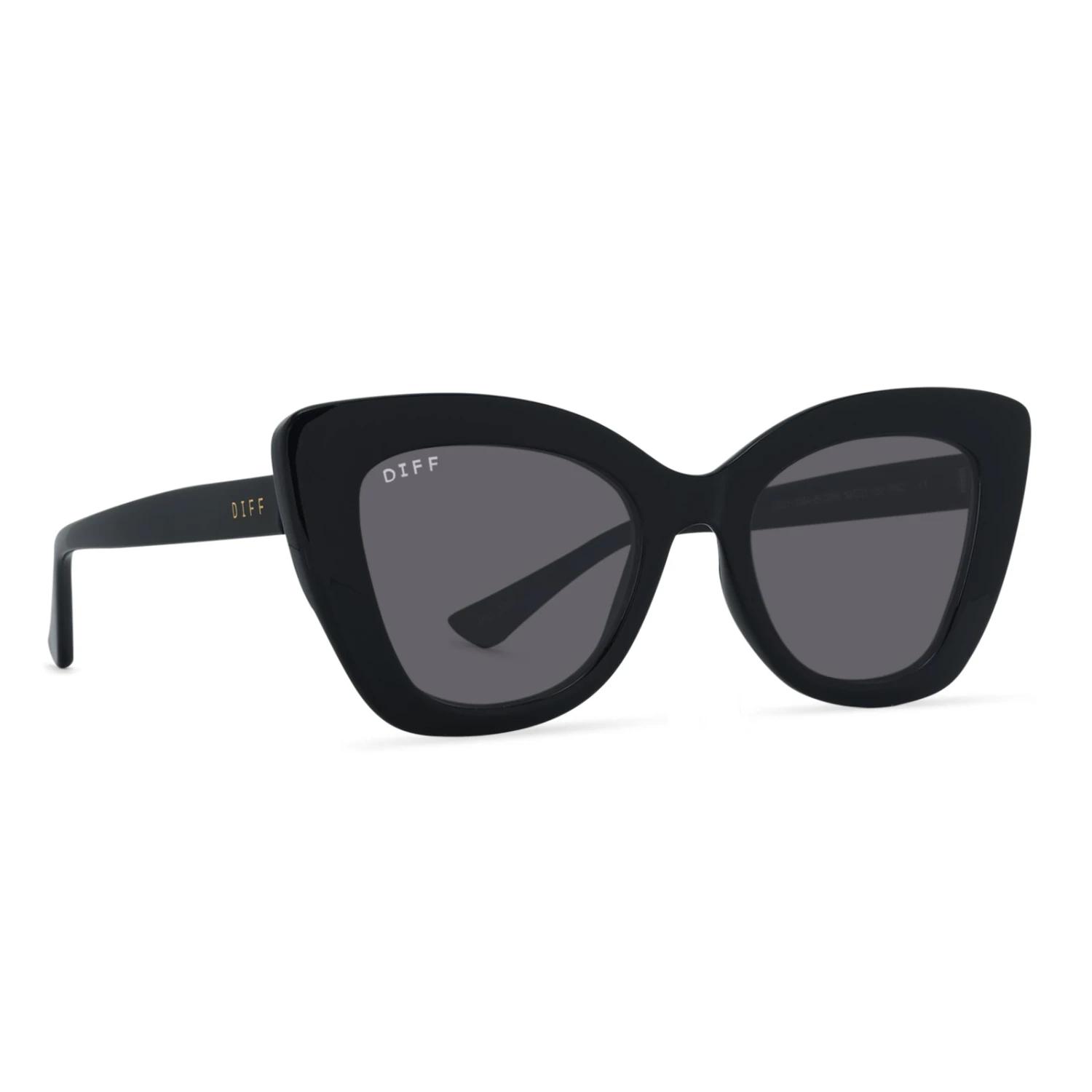 MELODY - BLACK + GREY SUNGLASSES 4 MELODY - BLACK + GREY SUNGLASSES - Image 2