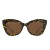 MELODY - DARK TORTOISE + BROWN SUNGLASSES -Sunglasses Sales diff eyewear melody dark tortise brown sunglasses alt 1