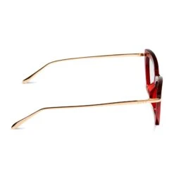 MILA - CARMINE + CLEAR GLASSES -Sunglasses Sales diff eyewear mila carmine clear glasses alt 3