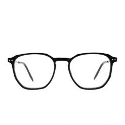 NOEL - BLACK + CLEAR GLASSES