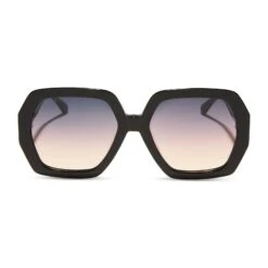 NOLA - BLACK + TWILIGHT GRADIENT SUNGLASSES