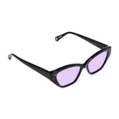 NYMPHADORA TONKS™ - BLACK + PURPLE SUNGLASSES -Sunglasses Sales diff eyewear nyphadora tonks black purple sunglasses alt 4