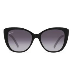 PATRICIA NASH - BRIGITTE + BLACK + GREY GRADIENT SUNGLASSES