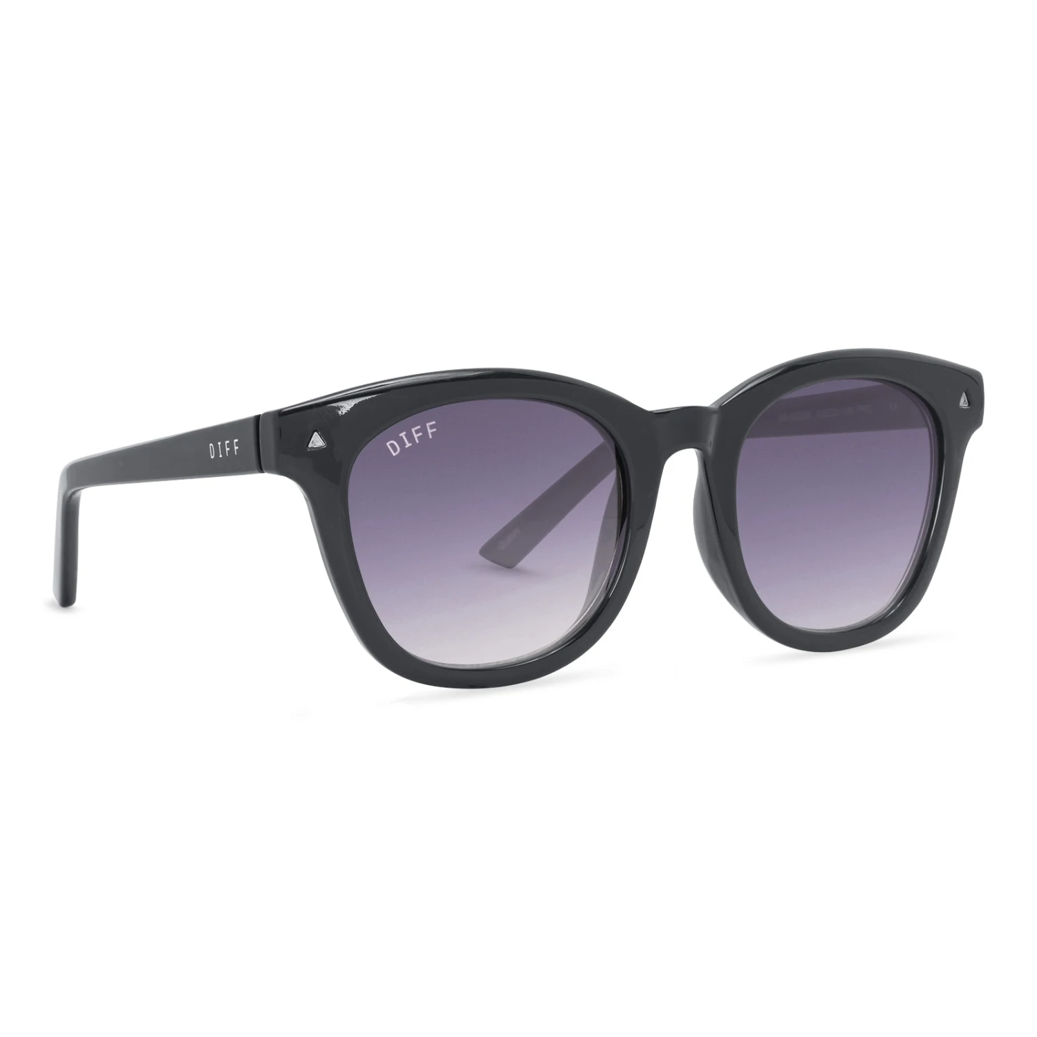 QUINN - BLACK + GREY GRADIENT SUNGLASSES 4 QUINN - BLACK + GREY GRADIENT SUNGLASSES - Image 2