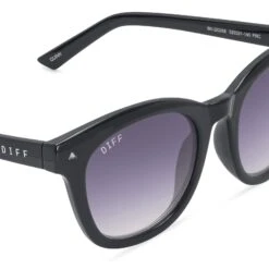 QUINN - BLACK + GREY GRADIENT SUNGLASSES 9 QUINN - BLACK + GREY GRADIENT SUNGLASSES -Sunglasses Sales diff eyewear quinn black grey gradient sunglasses alt 4