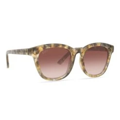QUINN - SEA TORTOISE + BROWN GRADIENT SUNGLASSES -Sunglasses Sales diff eyewear quinn sea tortoise grey sunglasses alt 2