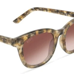 QUINN - SEA TORTOISE + BROWN GRADIENT SUNGLASSES -Sunglasses Sales diff eyewear quinn sea tortoise grey sunglasses alt 4