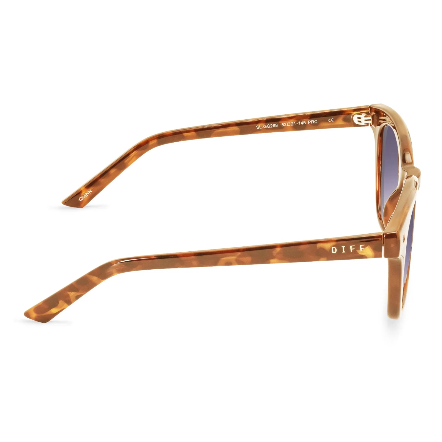 QUINN - SOLSTICE TORTOISE + GREY GRADIENT SUNGLASSES 5 QUINN - SOLSTICE TORTOISE + GREY GRADIENT SUNGLASSES - Image 3