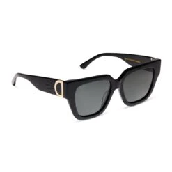 REMI - BLACK + GREY SUNGLASSES -Sunglasses Sales diff eyewear remi black grey sunglasses alt 2