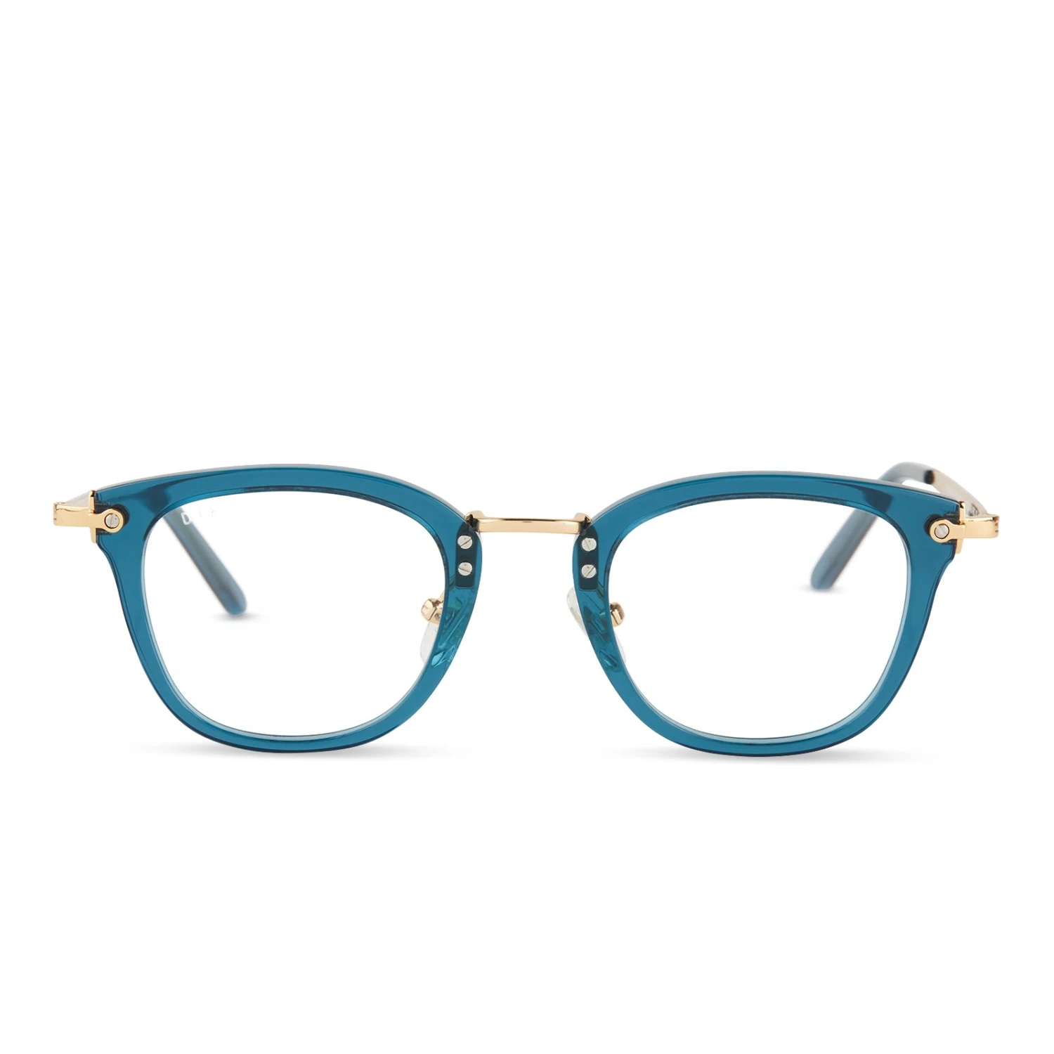 RUE - DEEP AQUA + CLEAR GLASSES 3 RUE - DEEP AQUA + CLEAR GLASSES